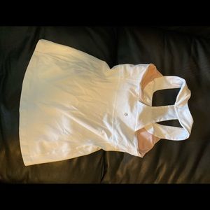 Lululemon white tank size 6